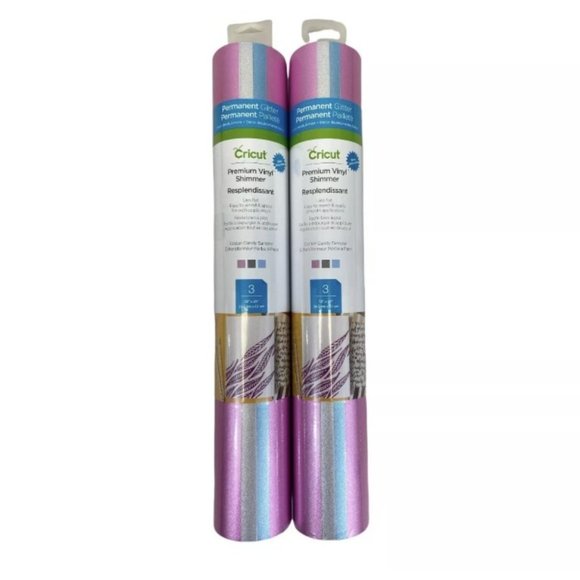 Cricut Other - 2 Pack Cricut Shimmer Vinyl Sheets 12” x 24” (6)